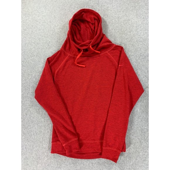 Nike Dri Fit Cowl Neck Pullover Sweatshirt‎ (Women's Small) Red - Picture 1 of 12